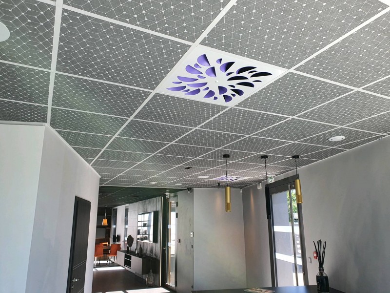 Climatisation gainable pour show room Beaulieu Construction à Saint Priest sur la RN6