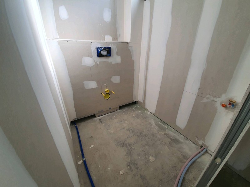 Travaux de plomberie pour la rénovation d'une maison de plain-pied à Saint-Laurent-de-Mure