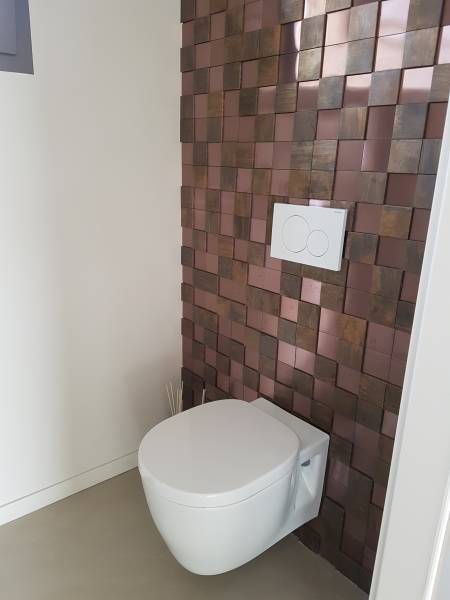 wc suspendu Idéal Standard Connect avec bati-support Gébérit Duofix autoportant